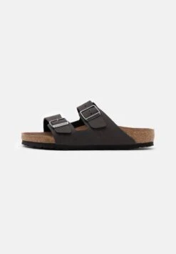 Birkenstock ARIZONA VEGAN - Pantolette Flach - Black