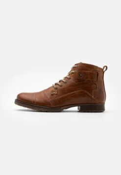 Bullboxer Schnürstiefelette - Cognac