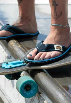 Gumbies Zehentrenner - Navy Waves