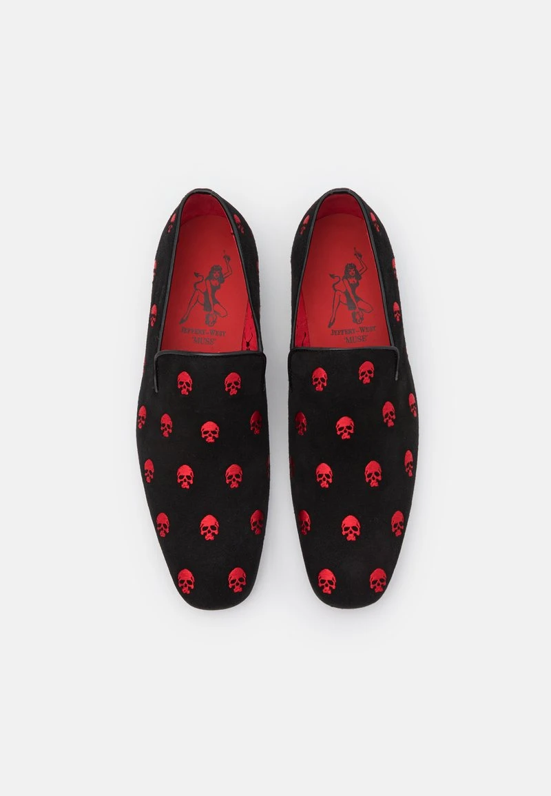 JUNG SKULL SLIPPER - Slipper - Black/red – Bild 3