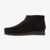 Clarks Originals WALLABEE - Sportlicher Schnürer - Black