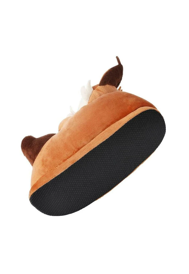 PLÜSCH-TIER-PANTOFFELN - Hausschuh - Der Fuchs Orange – Bild 5