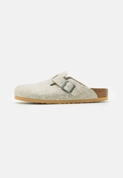 Birkenstock BOSTON NARROW FIT UNISEX - Hausschuh - Eggshell