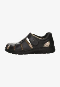 Finn Comfort COPAN - Riemensandalette - Schwarz Dunkel