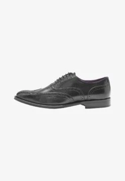 Next SIGNATURE WING CAP BROGUE - Business-Schnürer - Black