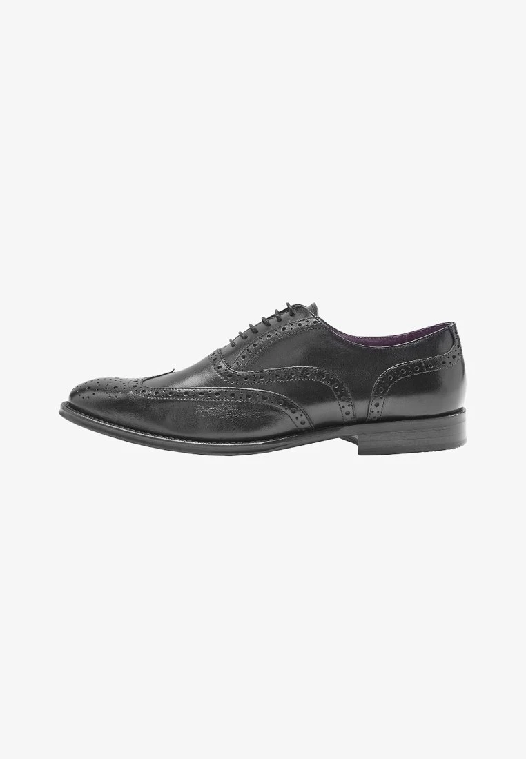 Next SIGNATURE WING CAP BROGUE - Business-Schnürer - Black