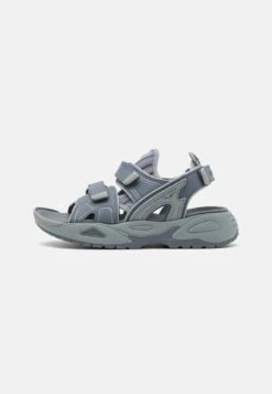Puma TRAEK UNISEX - Trekkingsandale - Gray Tile/cool Light Gray/cayenne Pepper