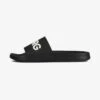 KNOX - Pantolette Flach - Black/white