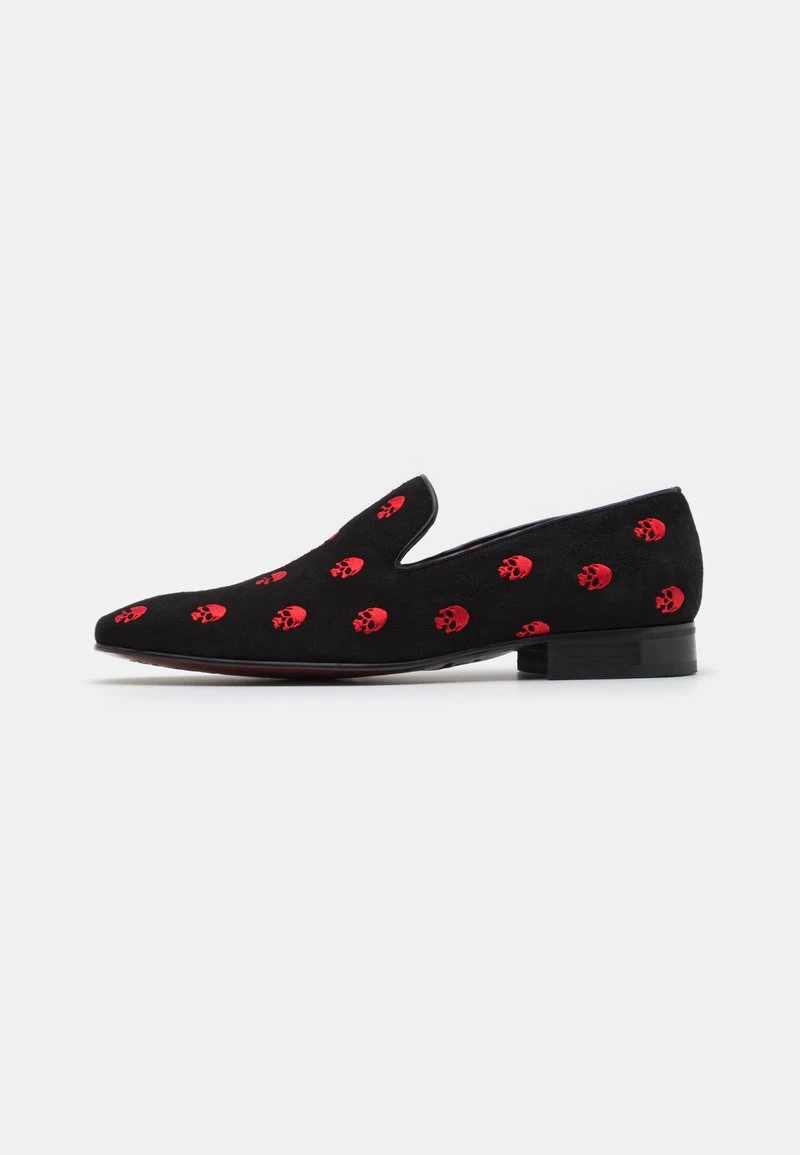 JUNG SKULL SLIPPER - Slipper - Black/red