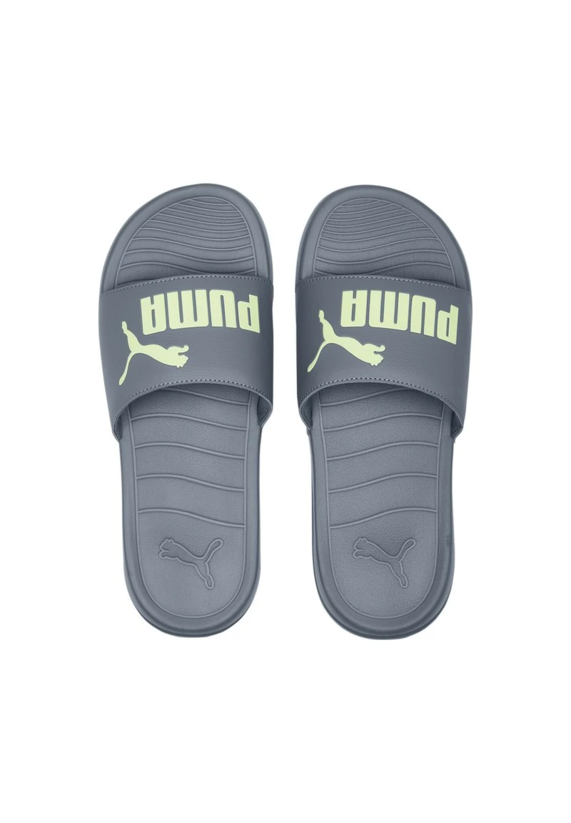 Puma POPCAT - Badesandale - Gray Tile Fast Yellow – Bild 3