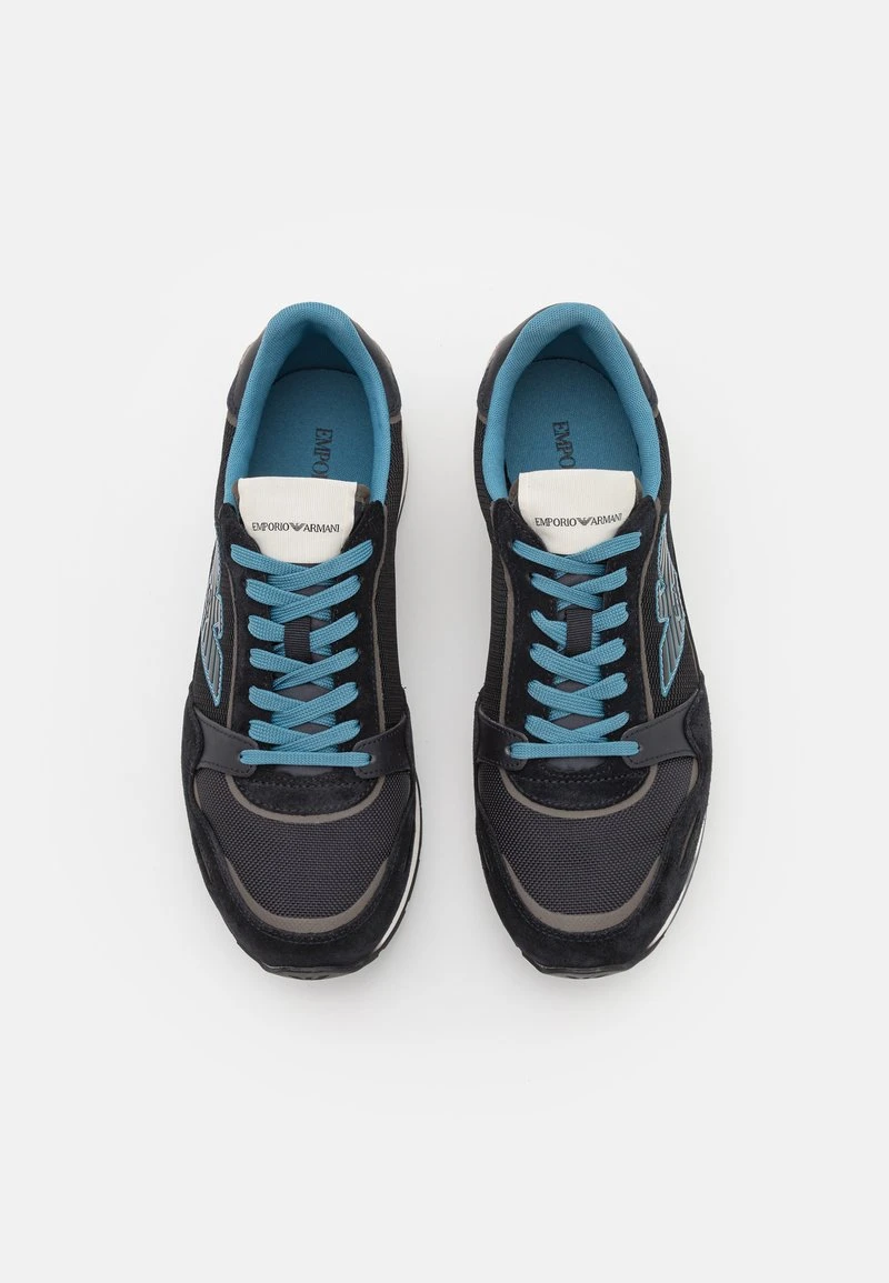 Emporio Armani Sneaker Low - Navy/gunmetal/silver – Bild 4