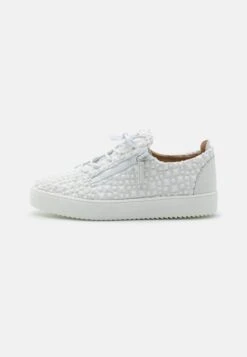 Giuseppe Zanotti DOUBLE ZIP - Sneaker Low - Bianco