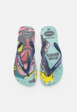 Havaianas HAV. STAR WARS ADULT - Bade-Zehentrenner - Clay/navy Blue