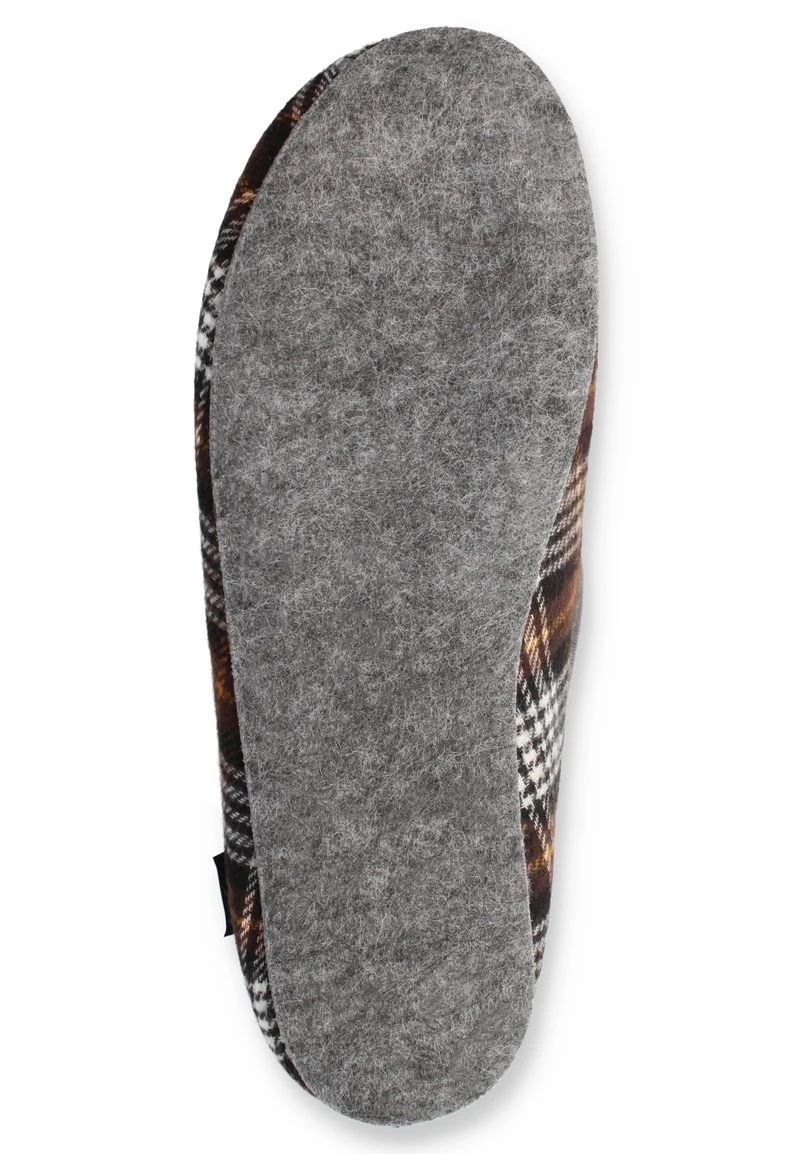 KLASSIKER - Hausschuh - Braun Kariert – Bild 5