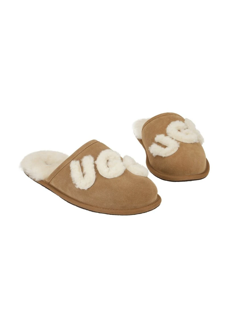 Ugg SCUFF LOGO CHE - Hausschuh - Hallbraun Beige – Bild 6