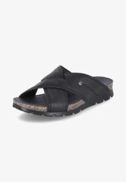 Panama Jack Pantolette Flach - Schwarz