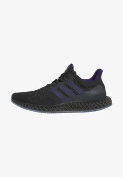 Adidas Sportswear ULTRA 4D UNISEX - Sneaker Low - Core Black Team Colleg Purple Semi Impact Orange