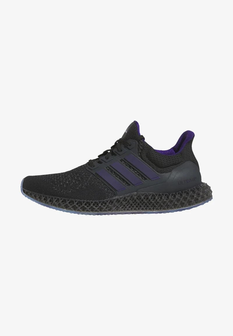Adidas Sportswear ULTRA 4D UNISEX - Sneaker Low - Core Black Team Colleg Purple Semi Impact Orange