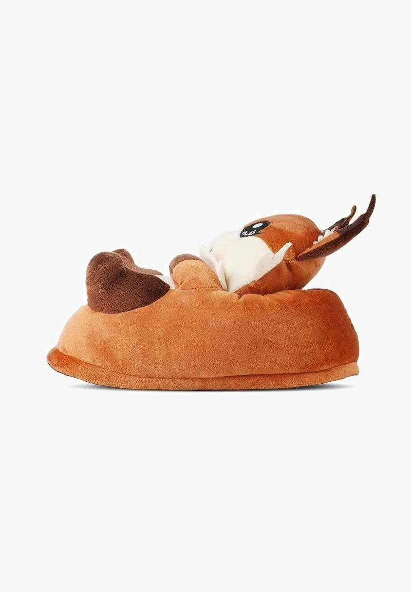 PLÜSCH-TIER-PANTOFFELN - Hausschuh - Der Fuchs Orange – Bild 2