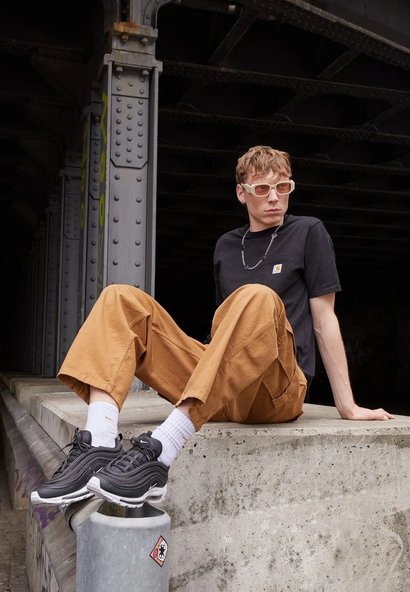 Nike Sportswear AIR MAX 97 - Sneaker Low - Black/white – Bild 3