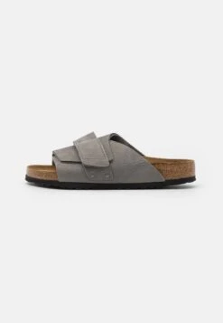 Birkenstock KYOTO SOFT FOOTBED - Hausschuh - Desert Buck Whale Gray