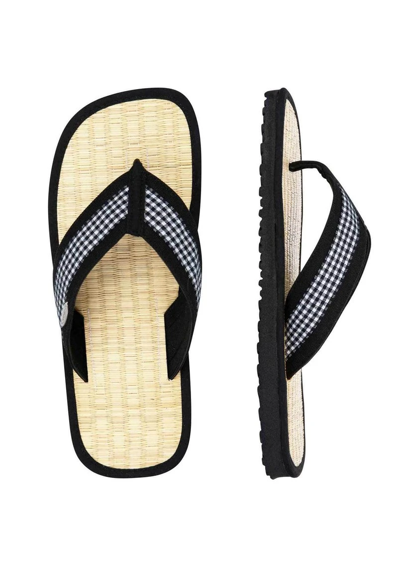 VISTA - Zehentrenner - Schwarz Kariert – Bild 6