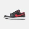 AIR JORDAN 1 - Sneaker Low - Black/fire Red/white