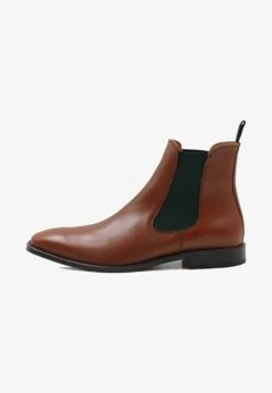 Stiefelette - Cognac Vert